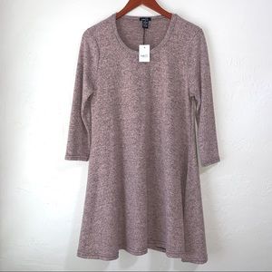 RUE 21 | Tan Mini Sweater Dress